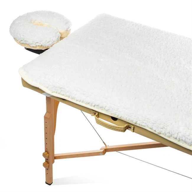 Fleece Massage Table Pad & Face Cradle Set